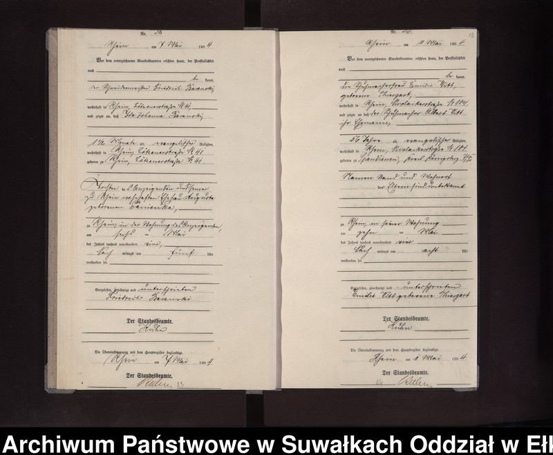 image.from.unit.number "Sterbe-Neben-Register des Preussischen Standes-Amtes Rhein Loetzen"