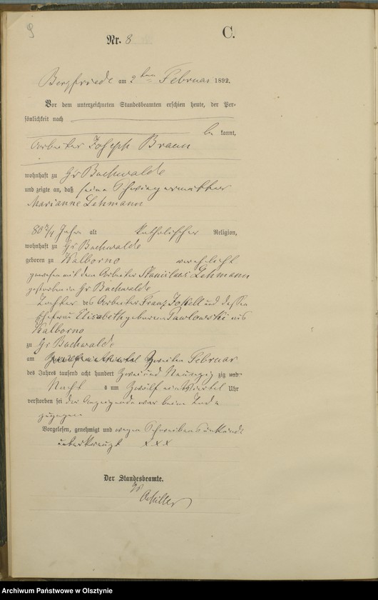 image.from.unit.number "Sterbe-Haupt-Register Nr 1 - 51"