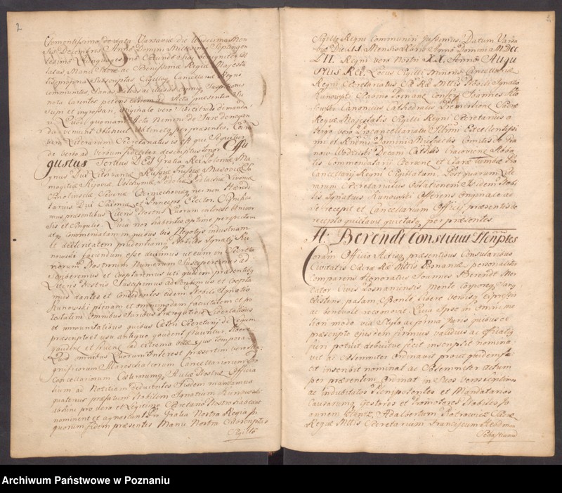 Obraz 6 z jednostki "Acta officii consularis civitatis SR.Mtis Posnaniae."