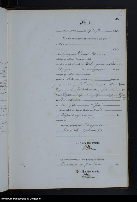 image.from.unit.number "Sterbe-Neben-Register Nr 1 - 19"