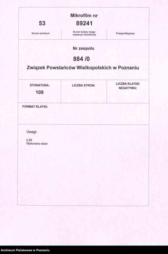 image.from.unit.number "Zarząd Okręgu Związku Weteranów Powstań Narodowych Rzeczypospolitej Polski i Związku Powstańców Wielkopolskich - korespondencja."