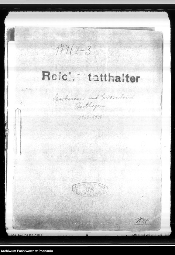 Obraz 4 z jednostki "Sparkassen und Giroverband Wartheland"