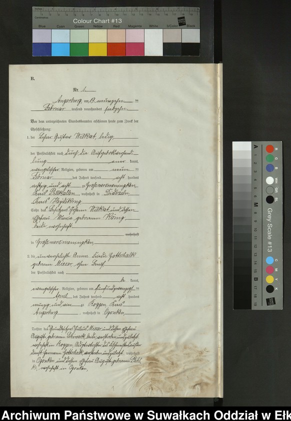 image.from.unit.number "[Heirats = Register (Neben = Register) Standesamt Angerburg einschl. der Bezirke Prinowen, Gr. Strengeln und Kehlen Kreis Angerburg]"