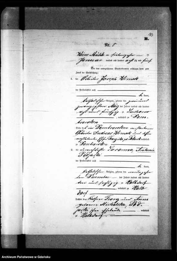 image.from.unit.number "Księga małżeństw"