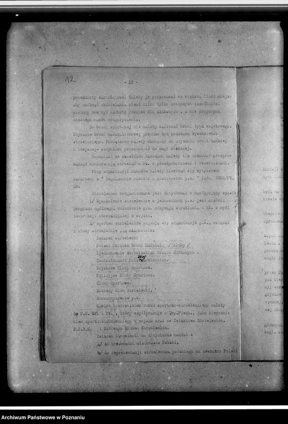 image.from.unit.number "Rozkazy, protokoły, instrukcje, sprawozdania Komitetu. Przepisy służbowe dotyczące organizacji i działalności wychowania fizycznego i przysposobienia wojskowego z 1928 roku. Korespondencje. Szkice umundurowania."
