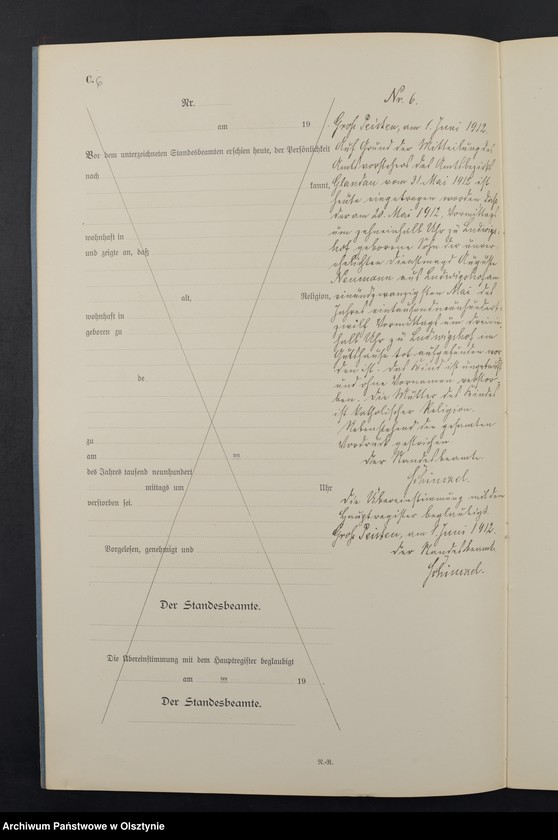image.from.unit.number "Sterbe-Neben-Register Nr 1 - 14 [ Księga zgonów - wtóropis ]"