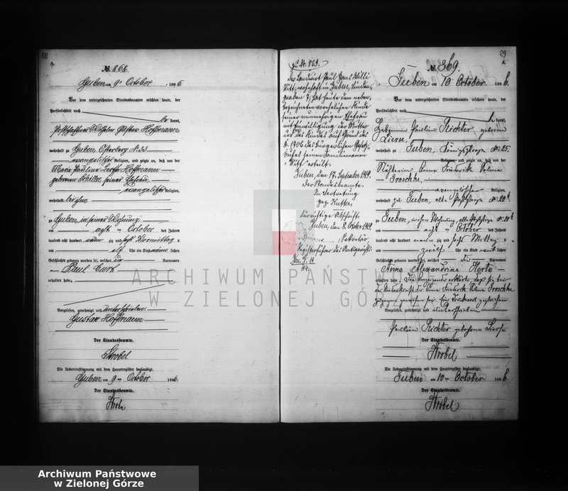 image.from.unit.number "Geburts-Neben-Register, Band III von No 839 bis No 1095"