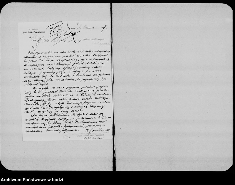 Obraz 15 z jednostki "Szpital starozakonnych im. małż. Poznańskich"