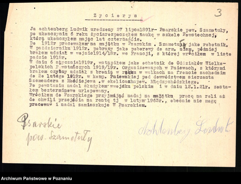 Obraz 17 z jednostki "Życiorysy powstańców wielkopolskich: A - tom l /Abramowski - Andrzejewski/."