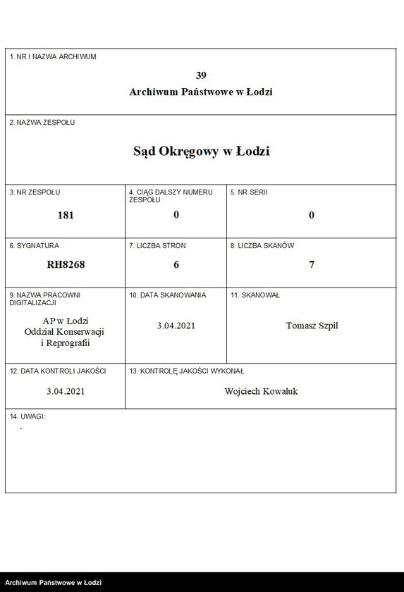 Obraz 1 z jednostki "Ajzer Bergier, Dawid Flatto- handel wyrobami gumowymi"