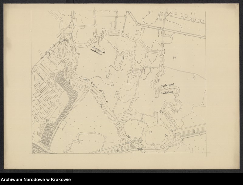 image.from.unit.number "[Kraków (część) Plan sytuacyjno - warstwicowy sprzed 1908 (kolej obwod.) po 1903 r.]"