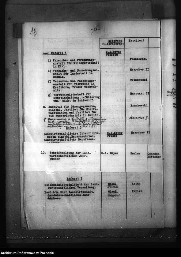 Obraz 19 z jednostki "Geschäftsverteilungsplan des Reichsministerium für Ernährung und Landwirtschaft"