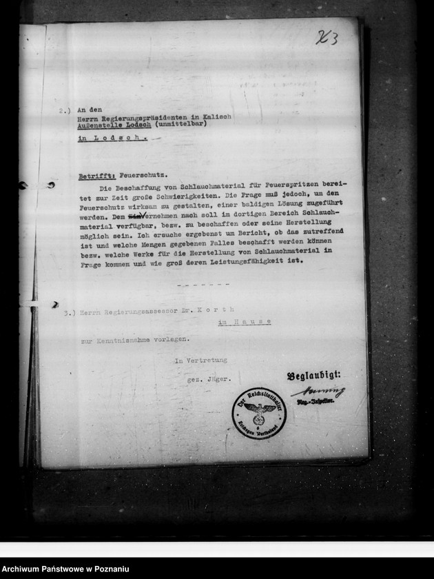 Obraz 6 z jednostki "Einführung von Vorschiriften des Feuerlöschwesens"