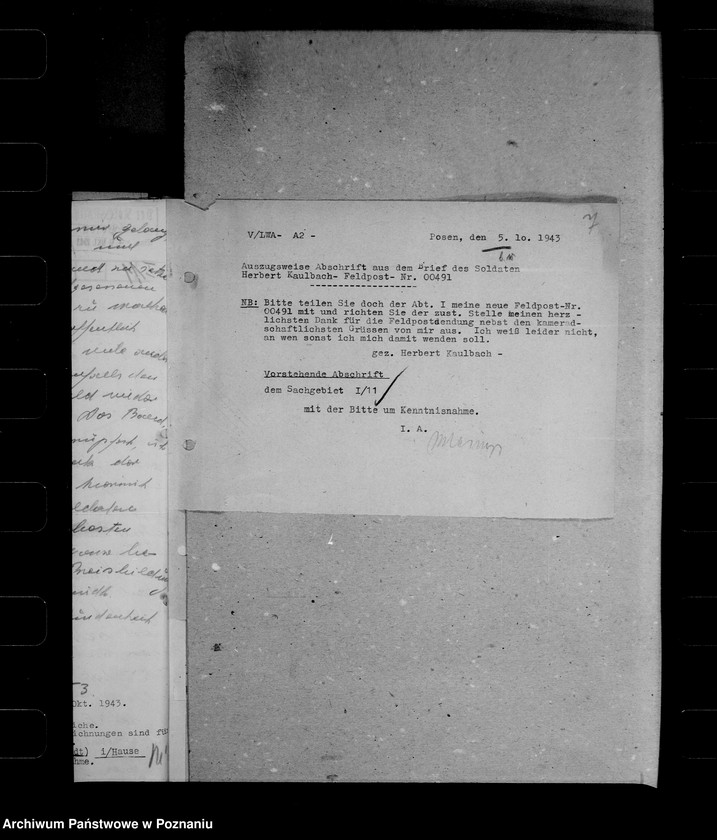 Obraz 11 z jednostki "Feldpostbrief (korespondencja z żołnierzami)"