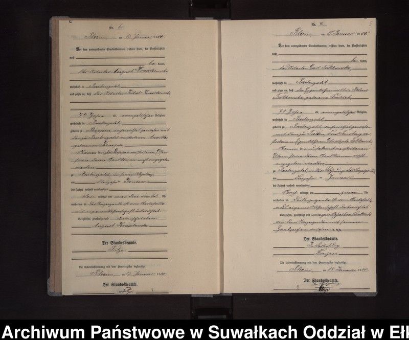 image.from.unit.number "Sterbe-Neben-Register des Königlichen Preussischen Standes-Amtes Orlen Kreis Loetzen"