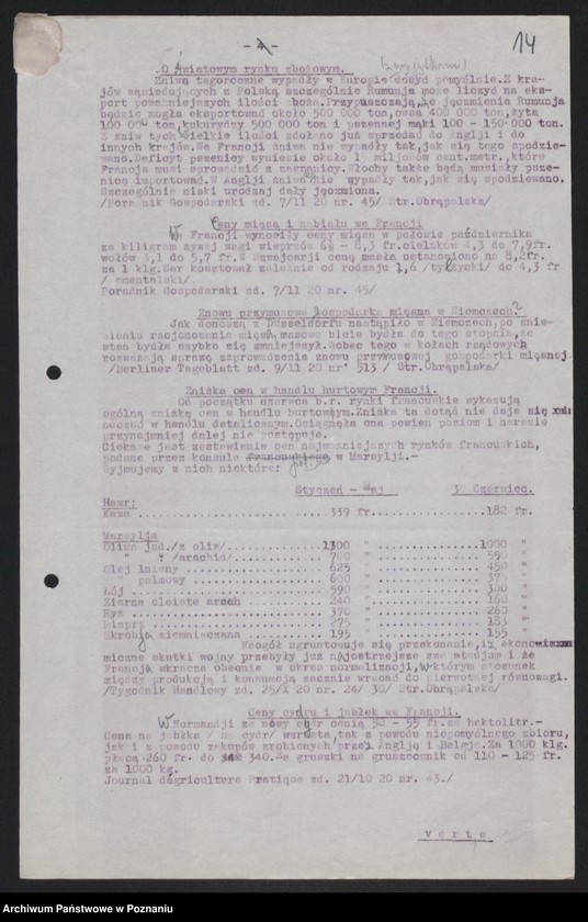 Obraz 16 z jednostki "[Przeglądy artykułów publikowanych w prasie światowej na tematy gospodarcze]"
