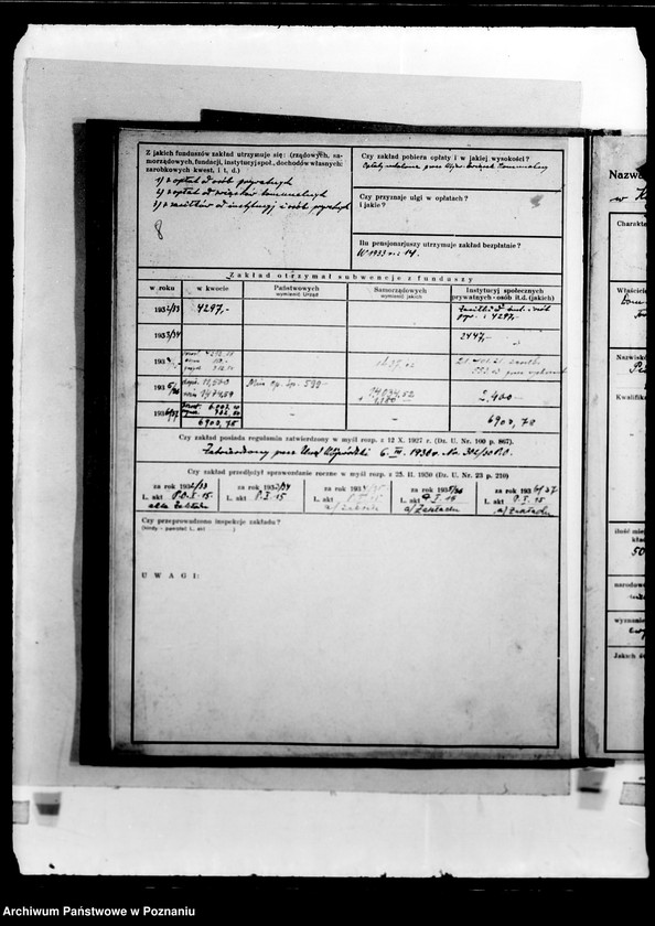 Obraz 12 z jednostki "/Zakłady opiekuńcze, kartoteka/"