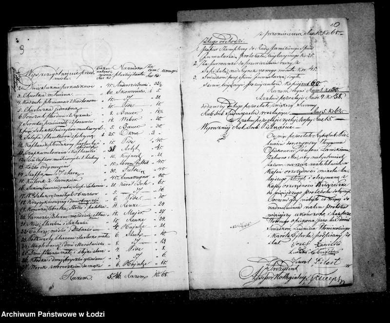 Obraz 10 z jednostki "Akta tyczące się ustanowienia opieki nad nieletnimi Kunegundą Malarczyk i Marianie Zalewskim po zmarłej Agnieszcze z Malarczyków Zalewskiej"