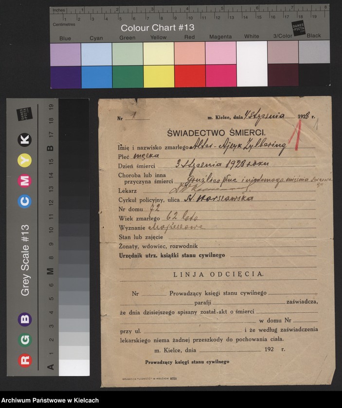 image.from.unit.number "Załączniki do akt zgonu Okręgu Bożniczego Kielce za rok 1928"
