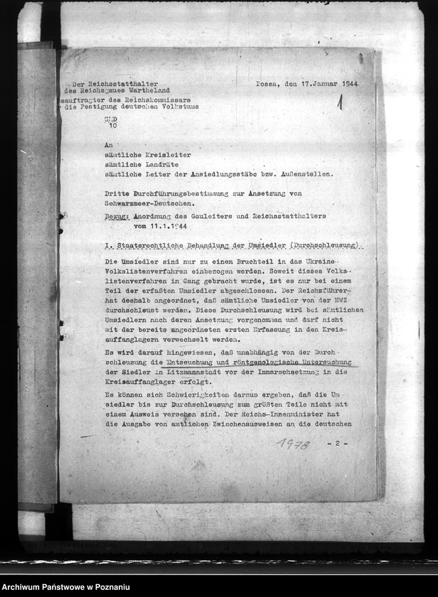 Obraz 5 z jednostki "Unterbringung der Schwarzmeerdentsche"