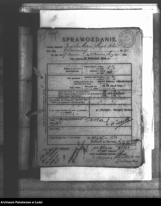 Obraz 11 z jednostki "Sprawozdania Kuchen"