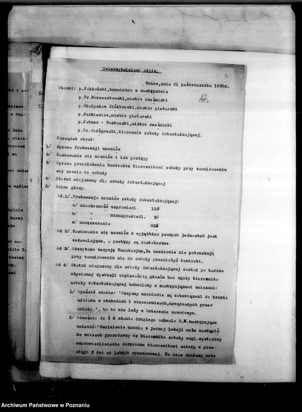 Obraz 17 z jednostki "Szkolnictwo dokształcające"