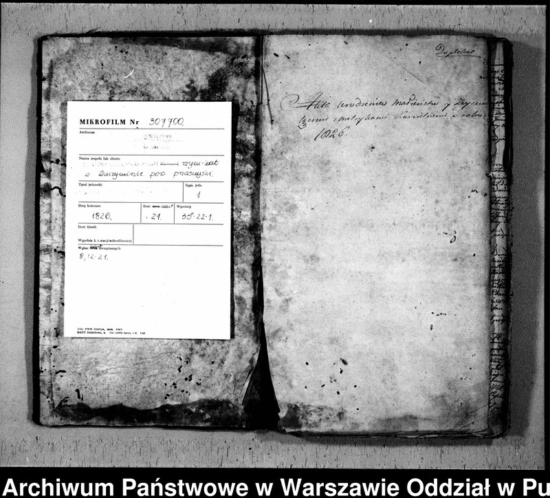 image.from.unit.number "Akta urodzeń, małżeństw i zgonów"