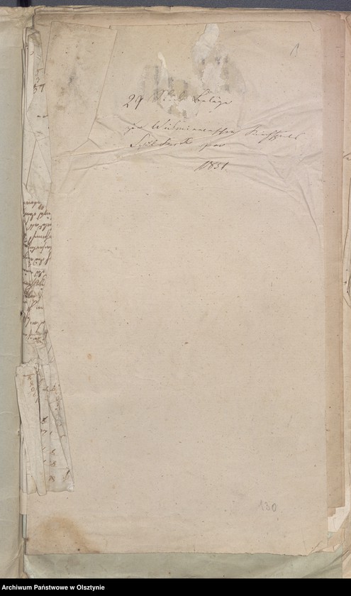image.from.unit.number "27 Stück Beläge zur Widminnschen Kirchspiels Schulkasse Rechnung"