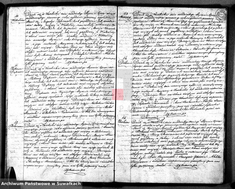 image.from.unit.number "[Księga akt urodzeń, małżeństw i zgonów wyznania rzymskokatolickiego w Kaletniku] 1861 r."