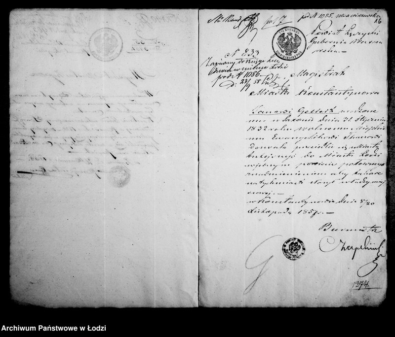 Obraz 15 z jednostki "Akta w przedmiocie przesiedleń"