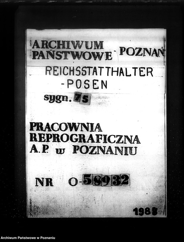 Obraz 1 z jednostki "Nahrungsmittel- Versorgung"