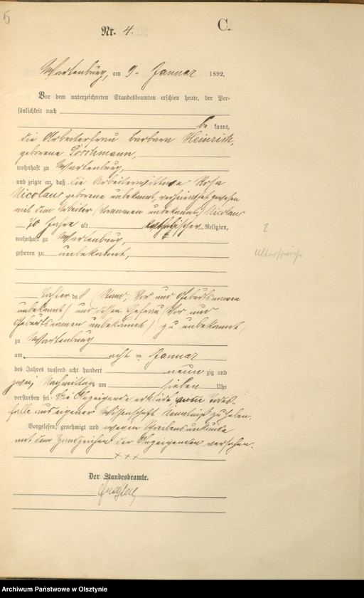 image.from.unit.number "Sterbe-Haupt-Register Nr 1 - 150"