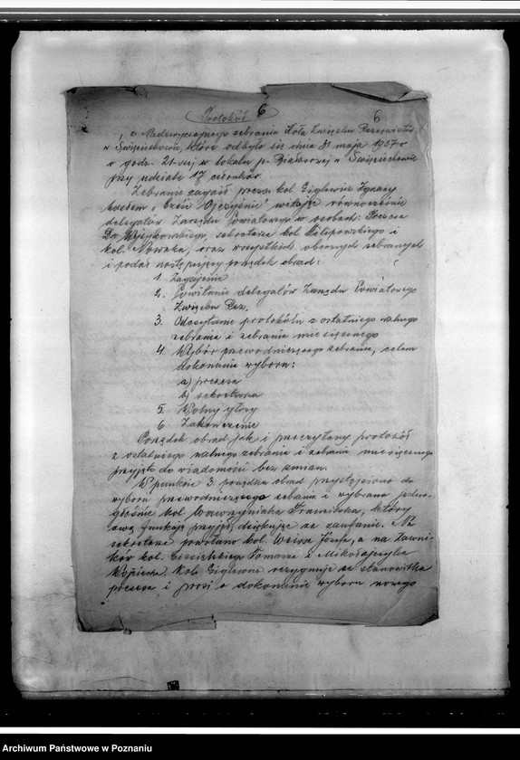 Obraz 10 z jednostki "Protokoły zebrań - Święciechowa"