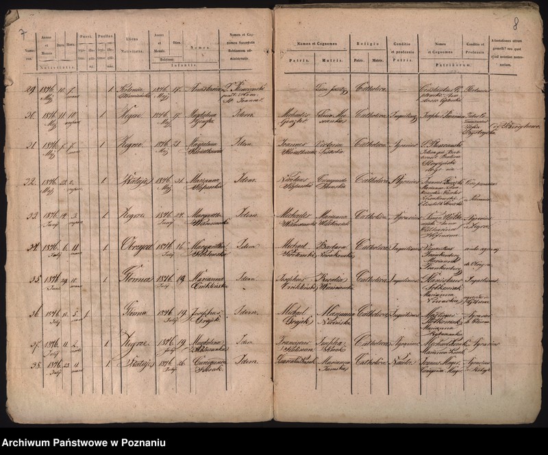 Obraz 6 z jednostki "Księga urodzeń, małżeństw i zgonów"