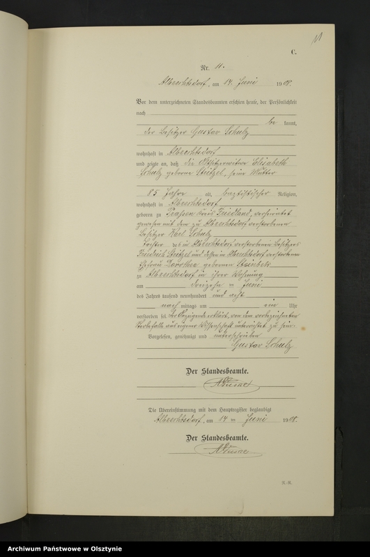 image.from.unit.number "Sterbe-Neben-Register Nr 1 - 22"