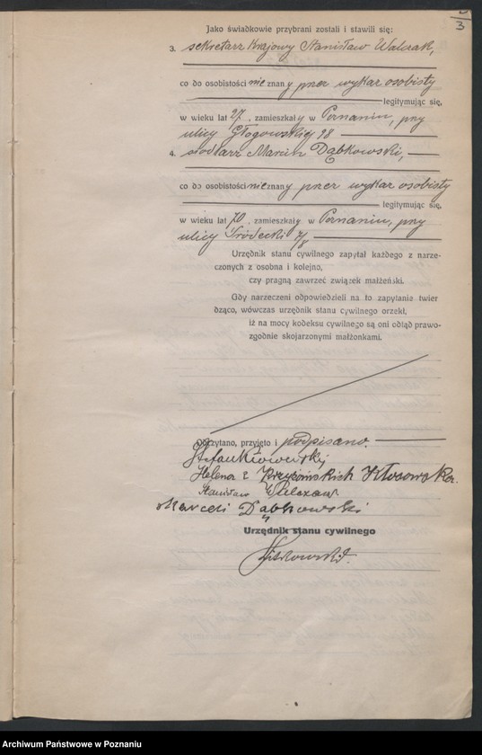Obraz 5 z jednostki "Księga miejscowa małżeństw tom III [Rejestr główny małżeństw]"