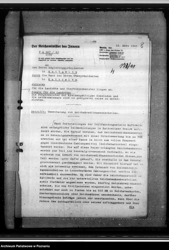 Obraz 12 z jednostki "Finanzbedarf der Gemeinden. Abbau von Rasenerzen. Finanzlage der Städte Jarotschin, Pleschen"