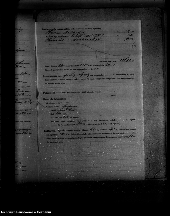 Obraz 10 z jednostki ""Huta miedzi" w Rudniczach powiat poznański nr porządkowy kotła 106"