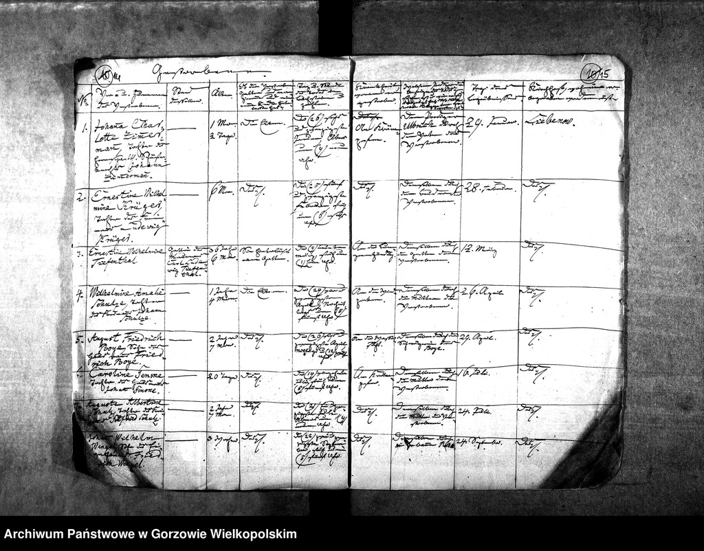 image.from.unit.number "Duplikate der Kirchenbücher von der Parochie Hohenwalde: Hohenwalde (Wysoka), Liebenow (Lubno)"