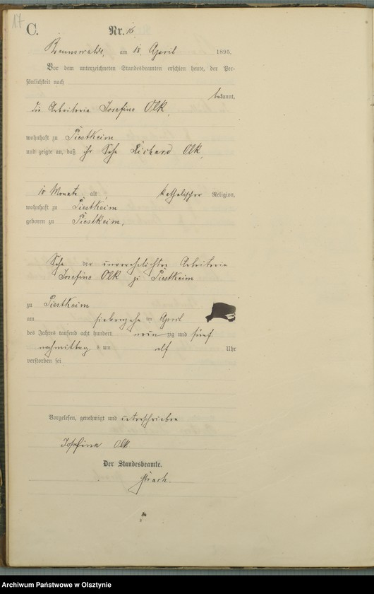 image.from.unit.number "Sterbe-Haupt-Register Nr 1 - 51"