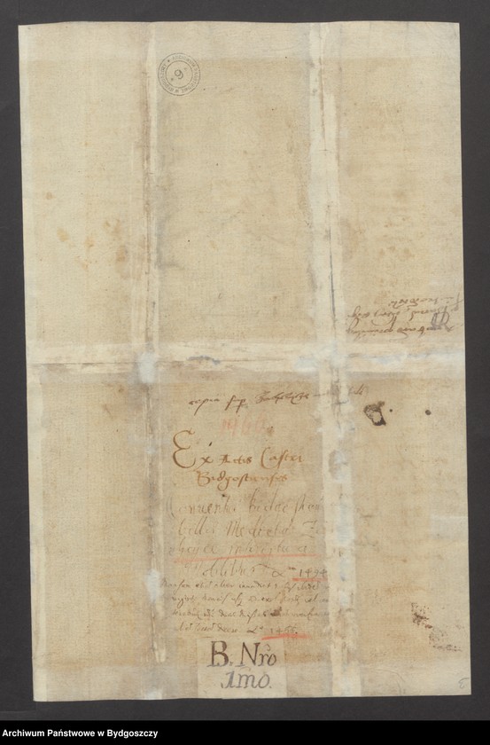 image.from.unit "Jan z Kościelca, wojewoda i starosta inowrocławski i bydgoski zaświadcza, że Jan dziedzic Pilatowa zastawił swoje sołectwo w Zachcicach klasztorowi Karmelitów w Bydgoszczy."