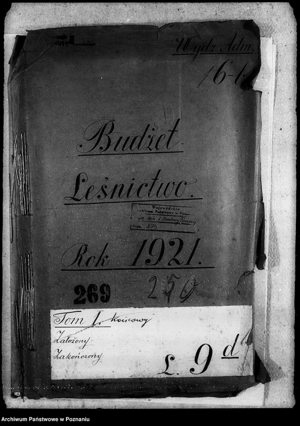 Obraz 4 z jednostki "Budżet - leśnictwa rok 1921"