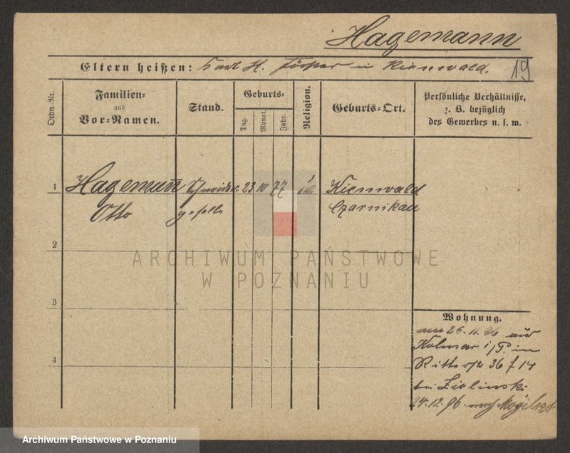 Obraz 19 z jednostki "Hagbeyer - Hajdrichowski (Hei..)"