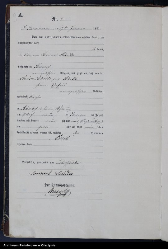 image.from.unit.number "Geburts-Haupt-Register Nr 1 - 151"