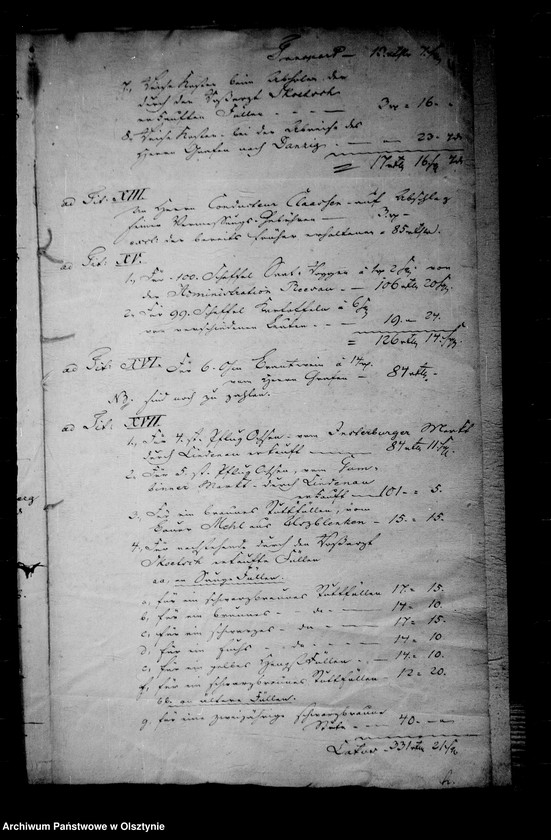 image.from.unit.number "Cassen- Extract ---der Administrations- Casse in Steinort"