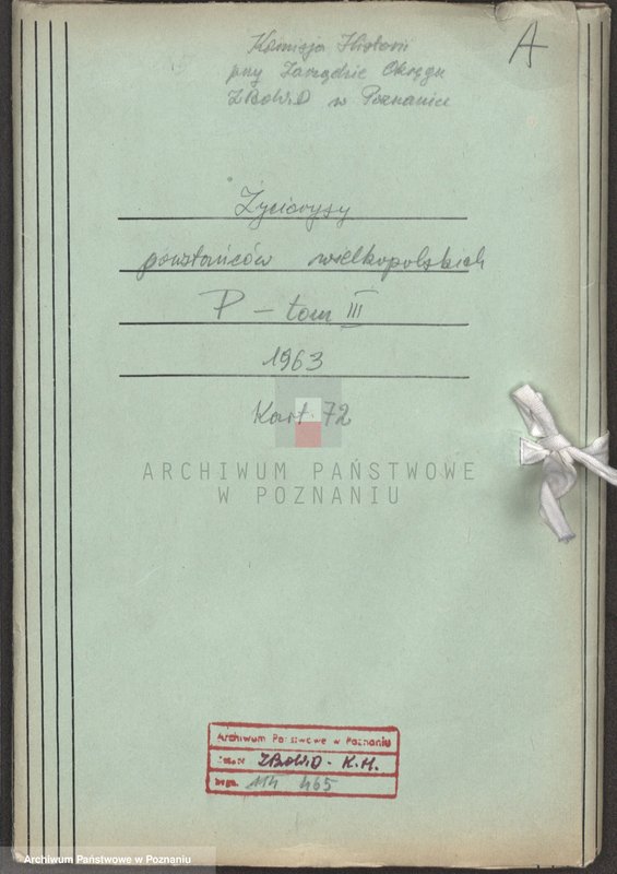 Obraz 5 z jednostki "Życiorysy powstańców wielkopolskich: P - tom lll /Pawłowski Marian - Pielak Michał/."