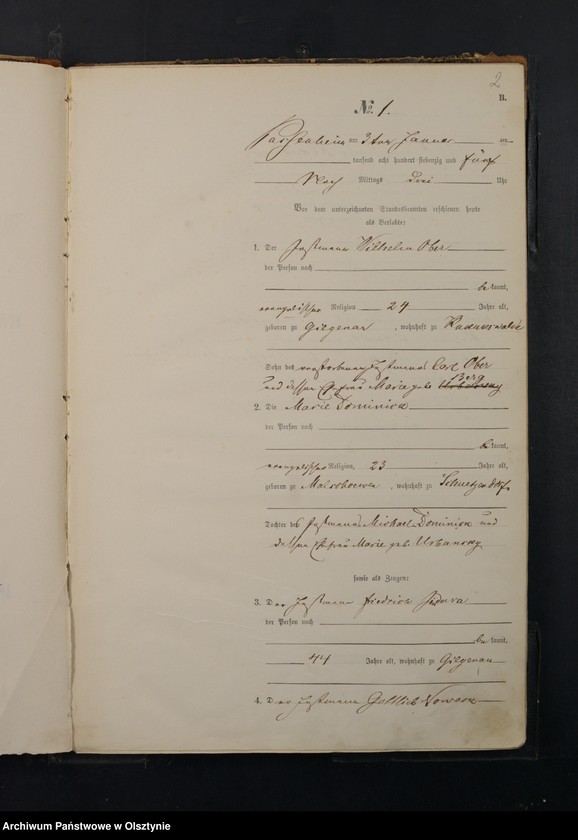 image.from.unit.number "Haupt-Heiraths-Register Nr 1 - 42"