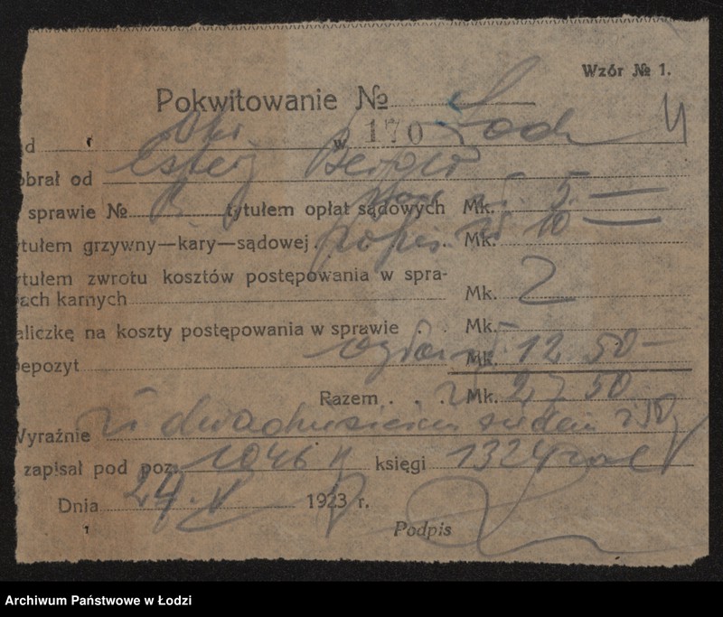 Obraz 6 z jednostki "Estera Berger – sprzedaż nafty"