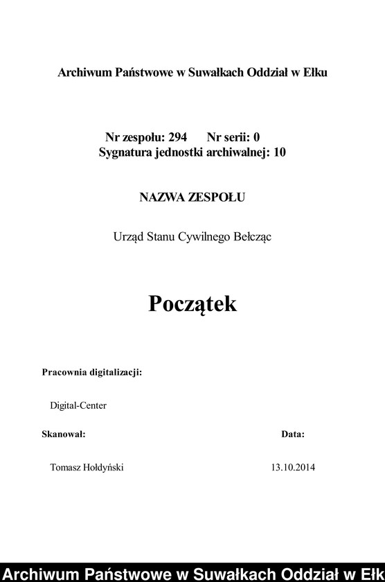 image.from.unit.number "[Geburts-Neben-Register des Königlichen Preussischen Standes-Amtes Belzonzen Kreis Johannisburg]"