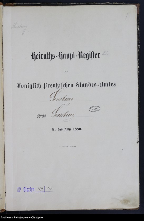 image.from.unit.number "Heiraths-Haupt-Register Nr 1 - 31"